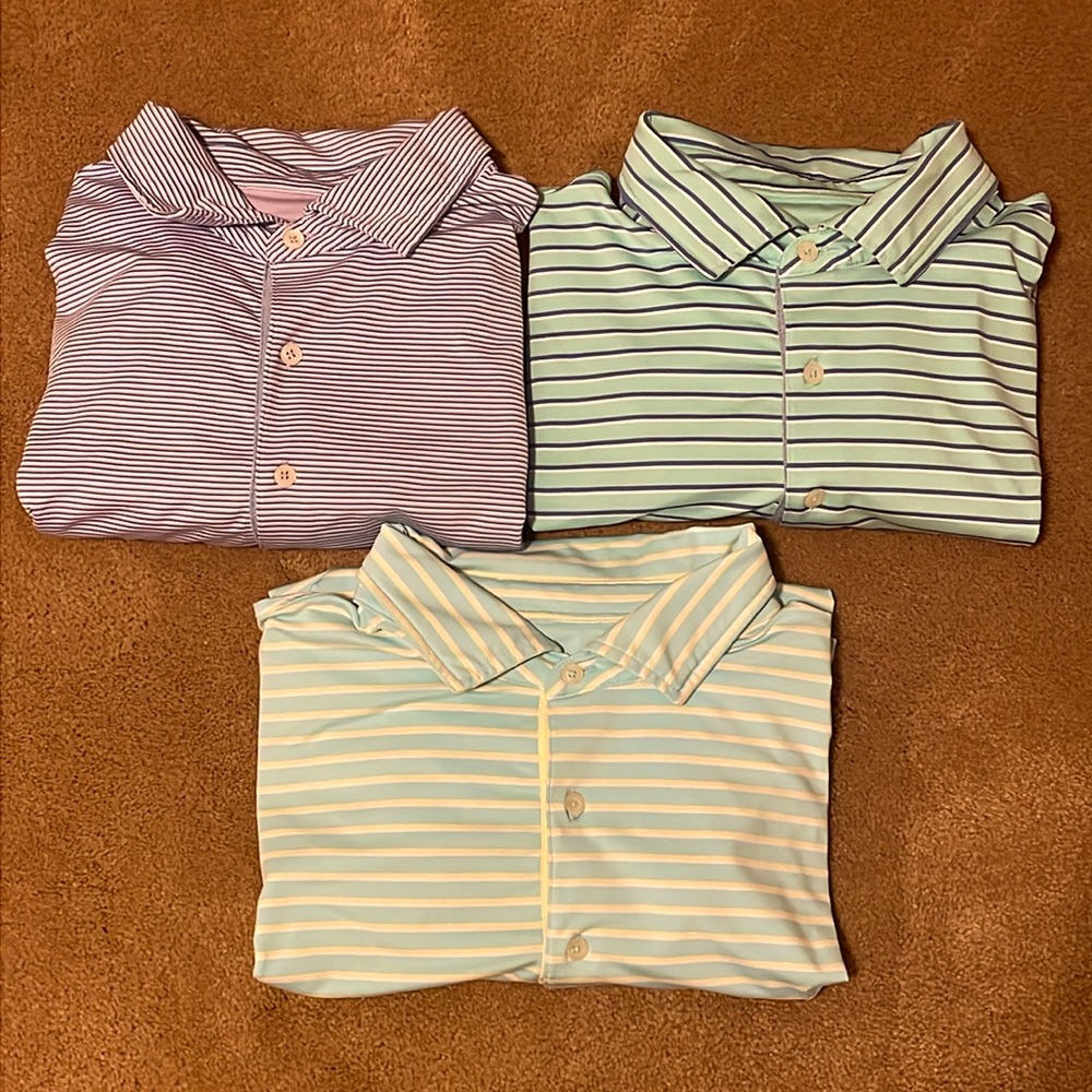 Handsome Fairway & Greene Men’s Polos - Lot of 3